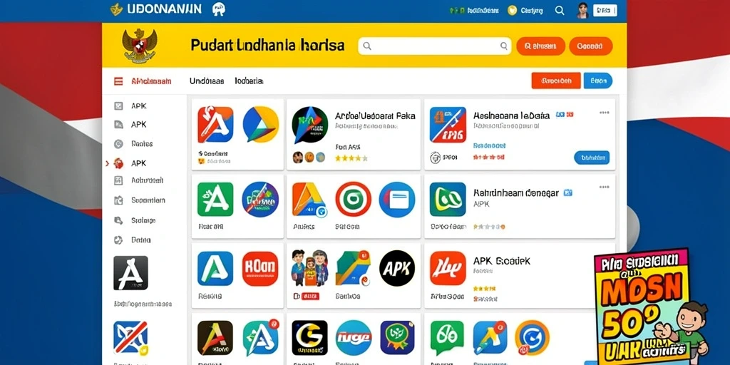 Tampilan awal yang menarik dengan karakter yang colorful.