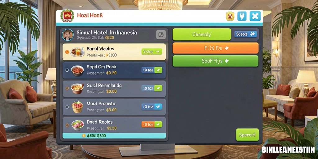 Tampilan awal yang menarik dan mudah dinavigasi.