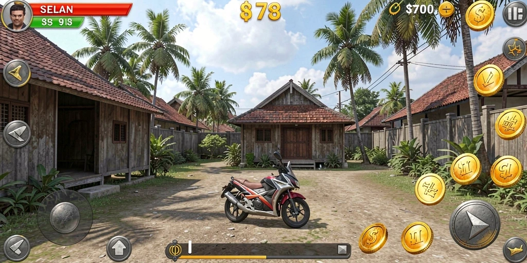 Tampilan antarmuka pengguna FO8 yang sederhana.