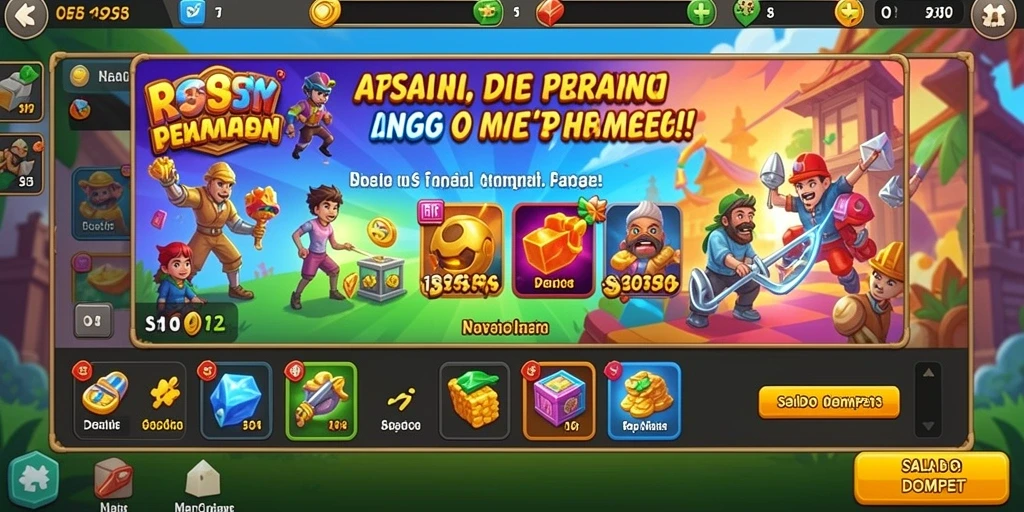 Tampilan karakter utama yang siap untuk berpetualang.