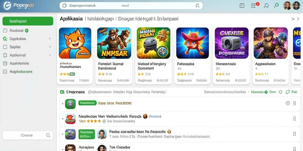 Tampilan antarmuka yang user-friendly dan menarik.