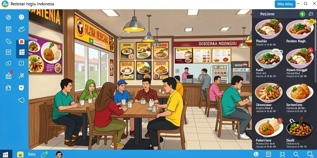 Tampilan antarmuka yang user-friendly.