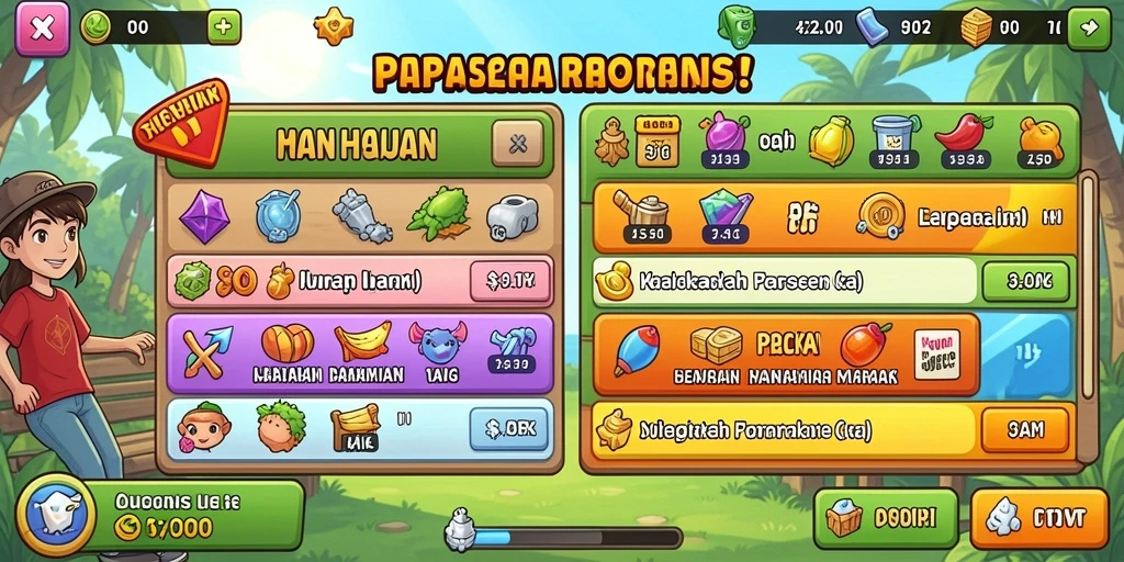 Tampilan antarmuka yang modern dan menarik.