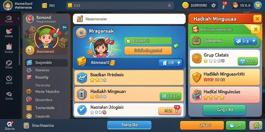 Tampilan antarmuka yang menarik dan intuitif.