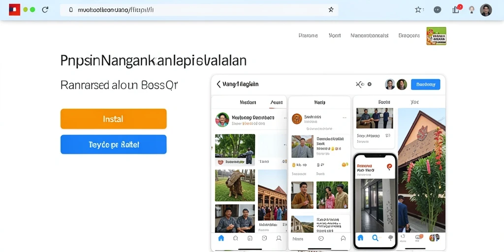 Screenshot menampilkan antarmuka pengguna yang ramah.