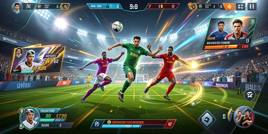 Tampilan awal game dengan karakter menarik.