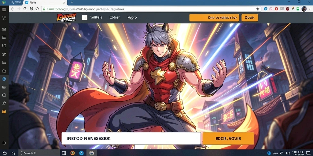 Screenshot menampilkan karakter utama dalam aksi.
