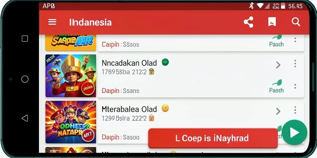 Tampilan antarmuka yang ramah pengguna.